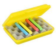 Kreidebox mit Schaumstoffeinsatz