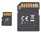 Micro SDHC Karte 8GB Class 4 3
