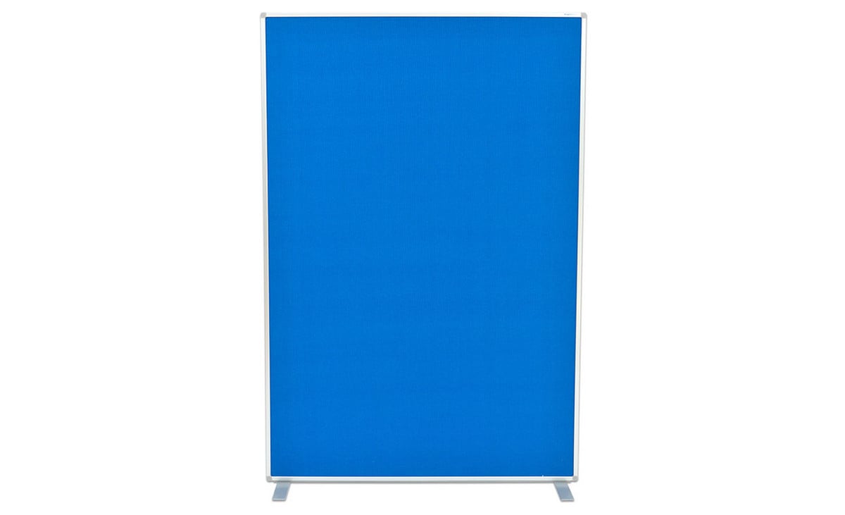 Raumteiler aus Textil blau
