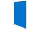 Raumteiler aus Textil blau