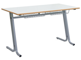 Betzold Schüler-Zweiertisch swing Tischplatte 130 x 65 cm