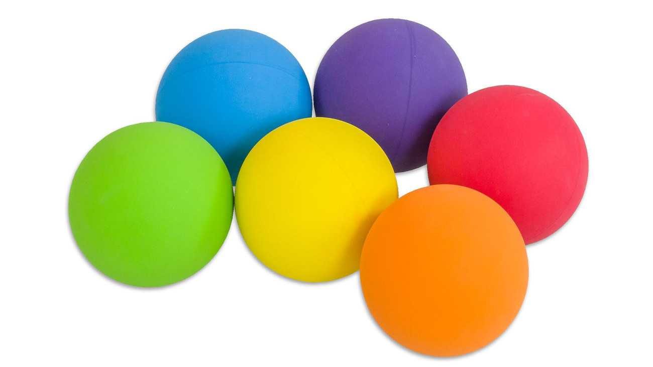 Regenbogenball 40 cm Kinder Spielball Gummi-Ball 
