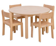 Betzold Möbel Set Rondino Sitzhöhe 34 cm Tischhöhe 58 cm 2