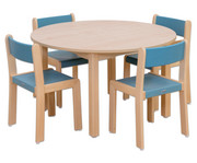 Betzold Möbel Set Rondino Sitzhöhe 34 cm Tischhöhe 58 cm 1