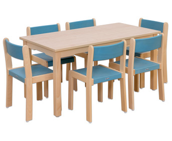 Betzold Möbel Set Orthino Sitzhöhe 34 cm Tischhöhe 58 cm
