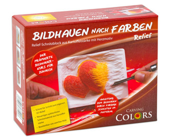 Bildhauen nach Farben Relief