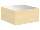 EduCasa Podest Quadrat mit Spiegel 75 x 75 cm
