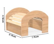 EduCasa Podest – Tunnel 75 x 75 cm 5