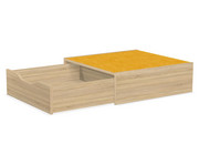 EduCasa Podest Quadrat mit Rollkasten 75 x 75 cm 3