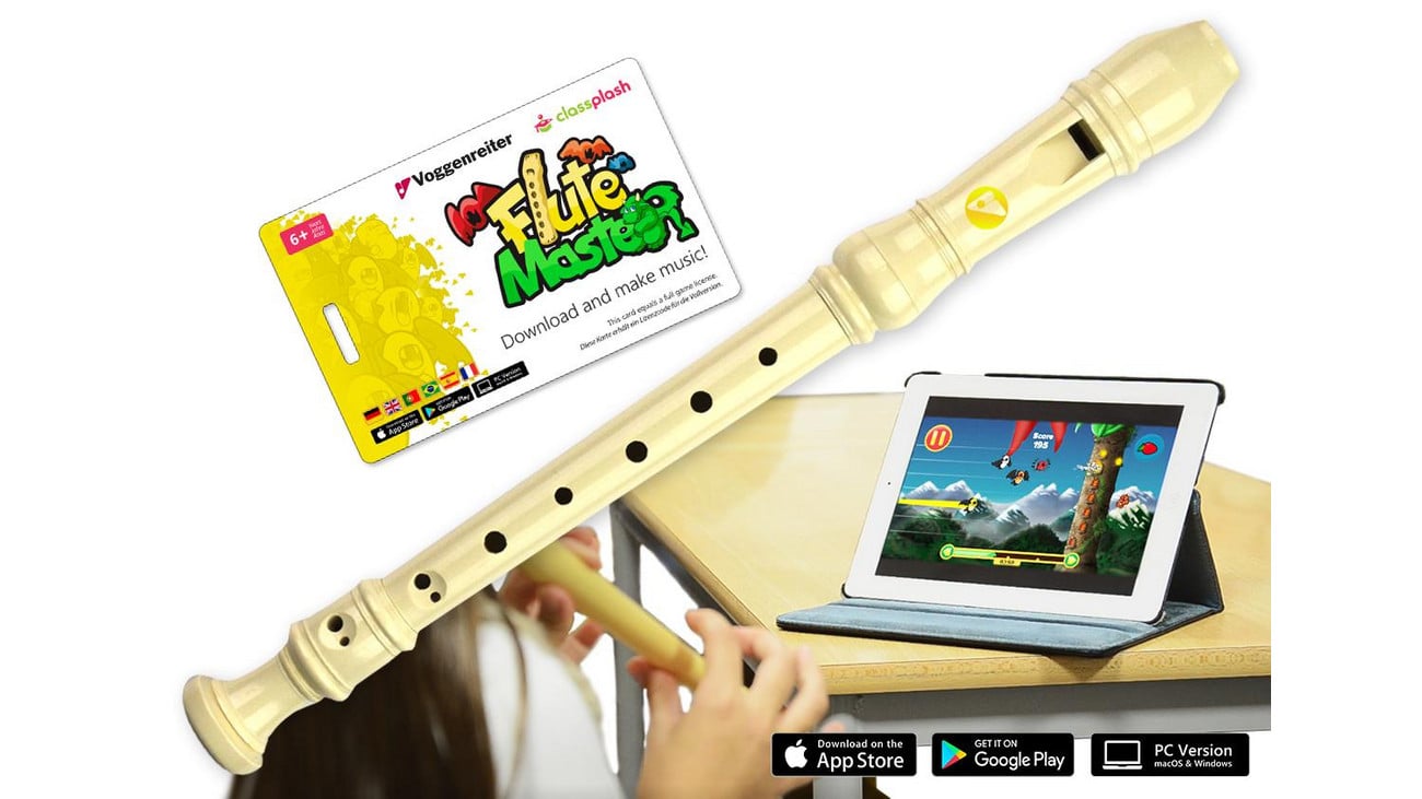 Flute Master App mit Blockflöte betzold.de