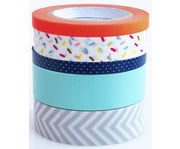 folia Washi Tape 5er Set 5