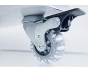 Xilent Akustik Stellwand Farbe 2 seitig verstärkte Standfüße Rollen 4