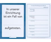 Achtung Ansteckungsgefahr! 16 Aushänge in DIN A3 5