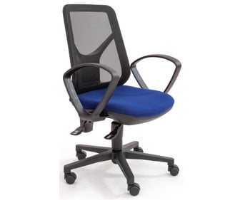 Topstar Bürostuhl Ergonomic mit Armlehne und Designrückenlehne