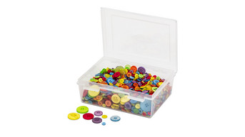Fliederfarbene Knöpfe-Mix – 100g Bunte Acryl- Und Harzknöpfe Zum Basteln