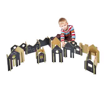 Kreidetafel Bausatz Happy Architect 28 teilig