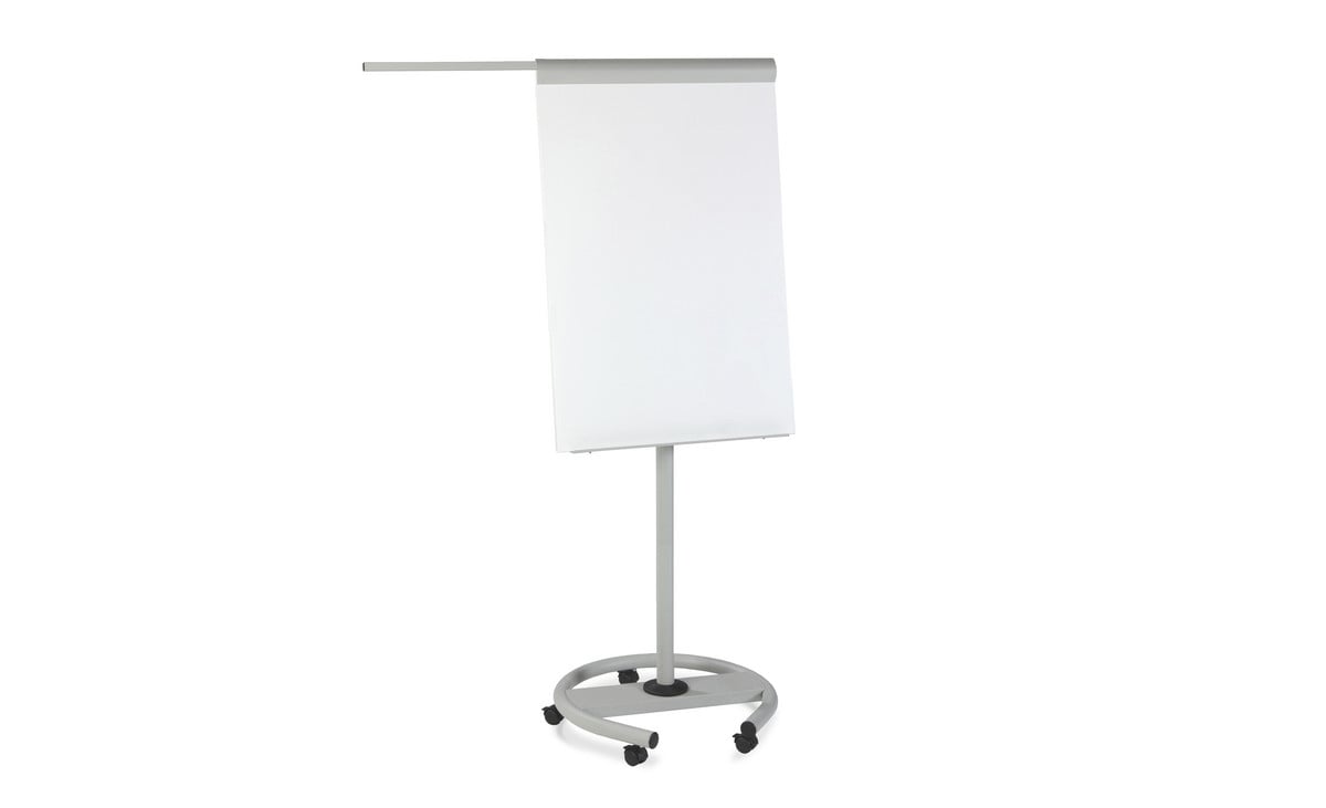 Flipchart auf Rollen mit 2 Seitenarmen