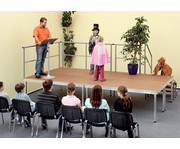 Treppe für 80 cm Bühne 3 stufig ohne Geländer 2