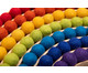 Legebrett Regenbogen aus Holz 7