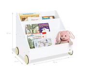 Pinolino Kinderbücherregal mit Rollen 6