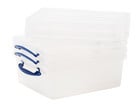 Really Useful Aufbewahrungsbox 3er Set ineinander stapelbar