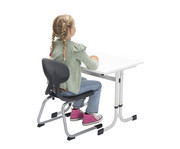 Einer Schülertisch C Fuß höhenverstellbar ohne Drahtkorbablage 5