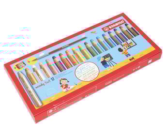 STABILO® Buntstifte woody 3 in 1 18er Etui