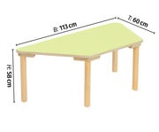 Betzold Baccus Trapeztisch 6