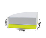 Betzold Clubbo Mini Hocker Viertelkreis 5