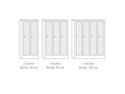 Schließfachschrank MIDI/MAXI mit großen Türen