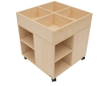 Betzold Spielzeug und Bücherwagen hoch