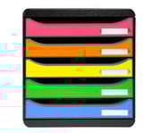 Exacompta Schubladenbox Iderama DIN A4 plus 5 Fächer 7