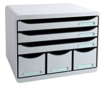 Exacompta Schubladenbox STOREBOX 6 Fächer