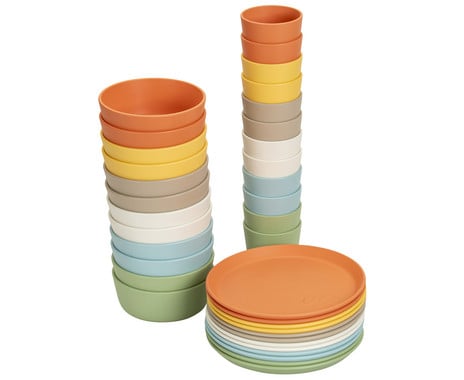 Betzold Geschirr Set aus biobasiertem treeNside Material 36 teilig