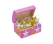 Selbstklebende Moosgummi Sticker Glitter 100 Stück 6