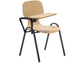 Schalenstuhl „College“, mit Tablar
