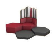 Betzold Sechseck Lounge Set 4 2