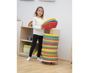 Mobiler Kissenwagen mit Donut Sitzkissen 5