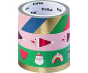 folia Washi Tape Hotfoil 4er Set 5