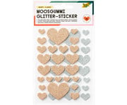 folia Moosgummi Glitzer Sticker Herz 50 Stück 2