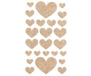 folia Moosgummi Glitzer Sticker Herz 50 Stück 3