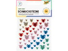 folia Herz Schmucksteine selbstklebend 54 Stück