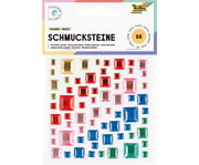 folia Quadratische Schmucksteine selbstklebend 66 Stück 2