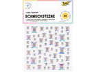 folia Quadratische Schmucksteine selbstklebend 66 Stück