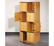 Schließfachschrank: 8 geschlossene Fächer mit Briefschlitz - betzold.de