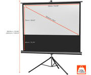 Stativleinwand Economy 7