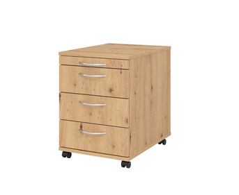 Betzold Rollcontainer Solid mit 4 Schüben abschließbar