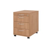 Betzold Rollcontainer Solid mit 4 Schüben abschließbar 6