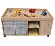 Betzold Materialwagen mit Aufkantung rechteckig 2