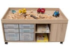 Betzold Materialwagen mit Aufkantung rechteckig